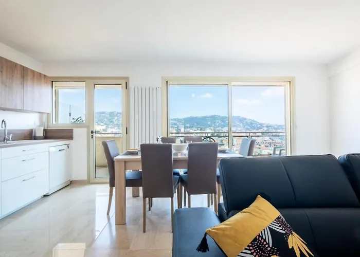 4p Proche Hyper Centre, Vue Mer, Parking - 4p Proche Hyper Centre, Vue Mer, Parking Mae-2153 * カンヌ