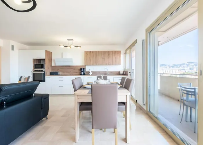 4p Proche Hyper Centre, Vue Mer, Parking - 4p Proche Hyper Centre, Vue Mer, Parking Mae-2153 カンヌ